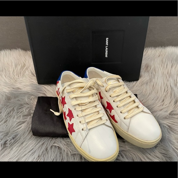 Saint Laurent Court Classic SL/06 Star Sneaker35.5 - Picture 4 of 9